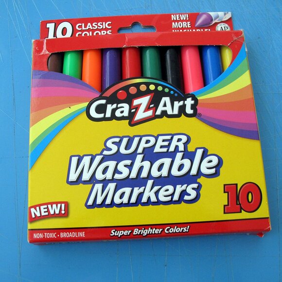 Cra-Z-Art Classic Super Washable Markers, Broad Tip, 10 markers - Picture 4 of 4